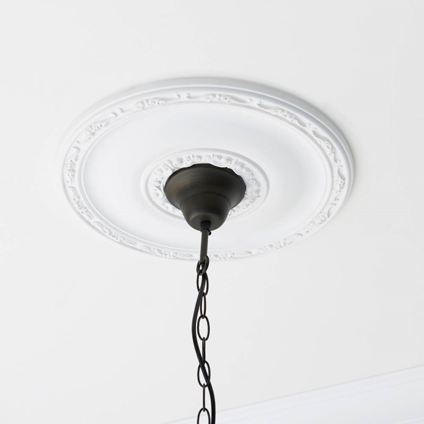 Endon 70824 - Lustre com corrente Tiffany DRAGONFLY 3xE27/60W/230V, diâmetro 41 cm