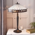 Endon 70935 - Candeeiro de mesa Tiffany FARGO 2xE27/60W/230V Ø 41,5 cm