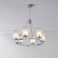 Endon 74128 - Candeeiro suspenso EASTON 6xE14/6W/230V cromado brilhante