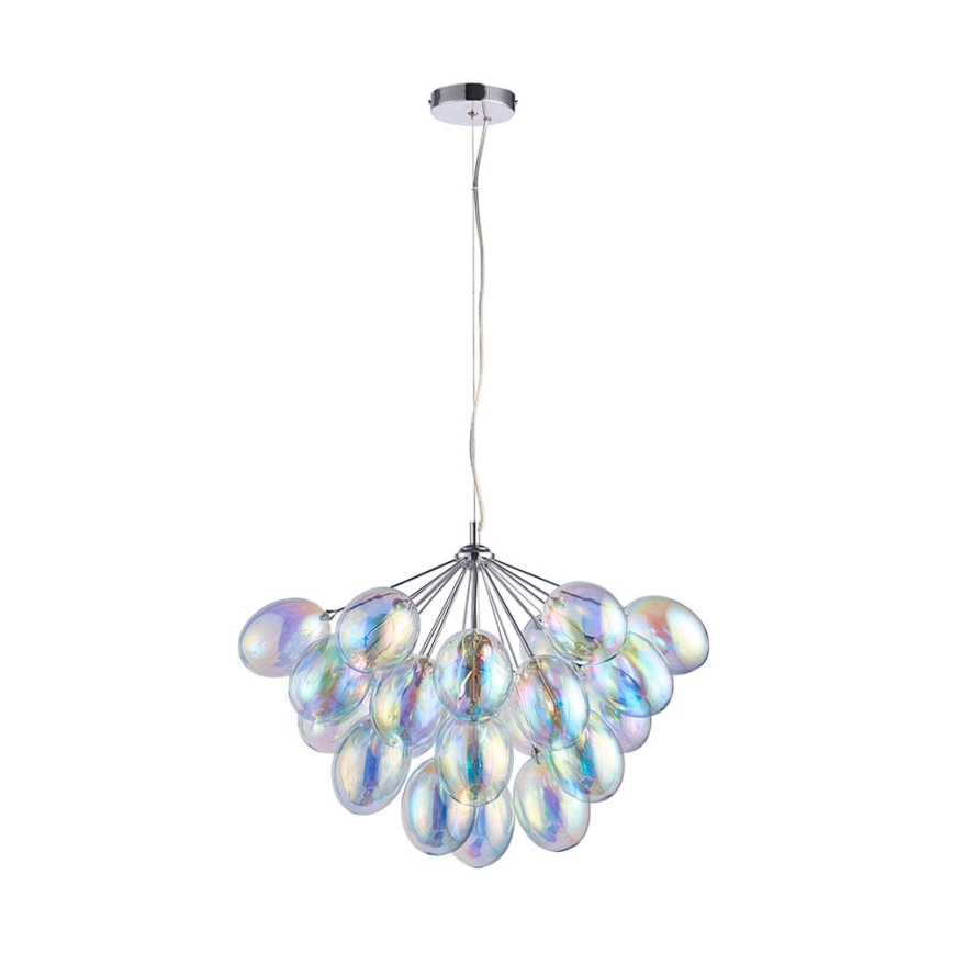 Endon 76450 - Lustre suspenso com cabo INFINITY 6xG9/28W/230V multicolorido