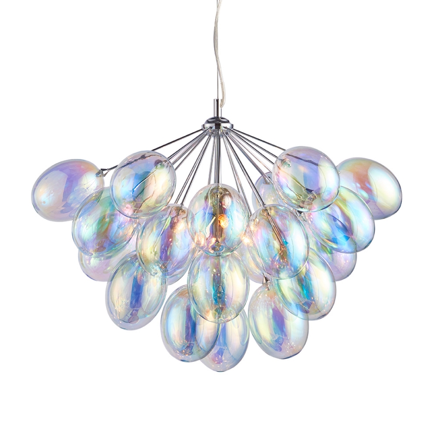 Endon 76450 - Lustre suspenso com cabo INFINITY 6xG9/28W/230V multicolorido