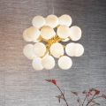 Endon 76499 - Lustre suspenso com cabo OSCAR 28xG9/18W/230V dourado