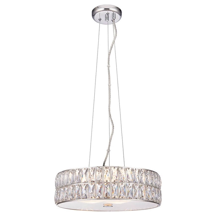 Endon 76513 - Lustre LED suspenso em cabo VERINA 5xLED/5W/230V cromo brilhante