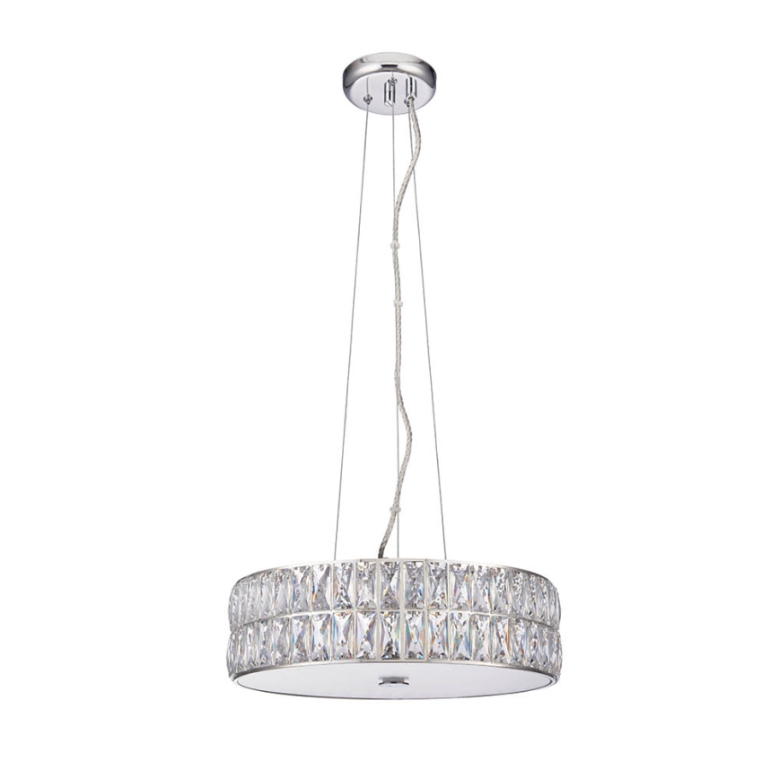 Endon 76513 - Lustre LED suspenso em cabo VERINA 5xLED/5W/230V cromo brilhante