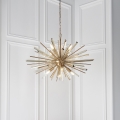 Endon 81935 - Lustre suspenso por corrente 8xE14/40W/230V dourado