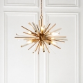 Endon 81936 - Lustre suspenso com corrente 6xE14/40W/230V dourado