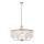 Endon 90263 - Lustre suspenso por corrente CHESTERFIELD 6xE14/6W/230V diâmetro 55 cm cromado brilhante