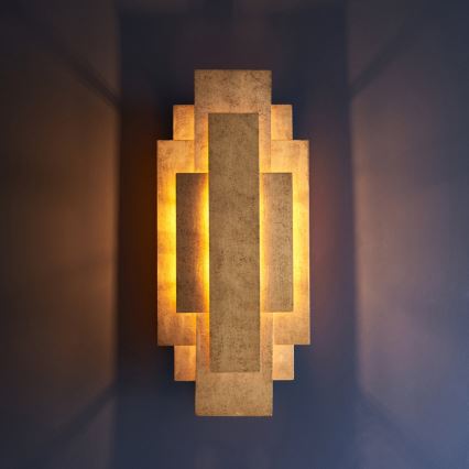 Endon 90452 - Iluminação de parede ALZARE 2xG9/3W/230V dourado