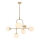 Endon 90842 - Lustre com haste ONTARIO 6xE14/7W/230V latão/branco