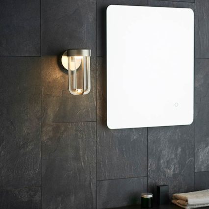 Endon 92782 - Aplique de parede para casa de banho LED/8W/230V IP44 2700K, cromado mate