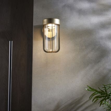 Endon 92856 - Aplique de parede para casa de banho LED/8W/230V IP44 2700K latão