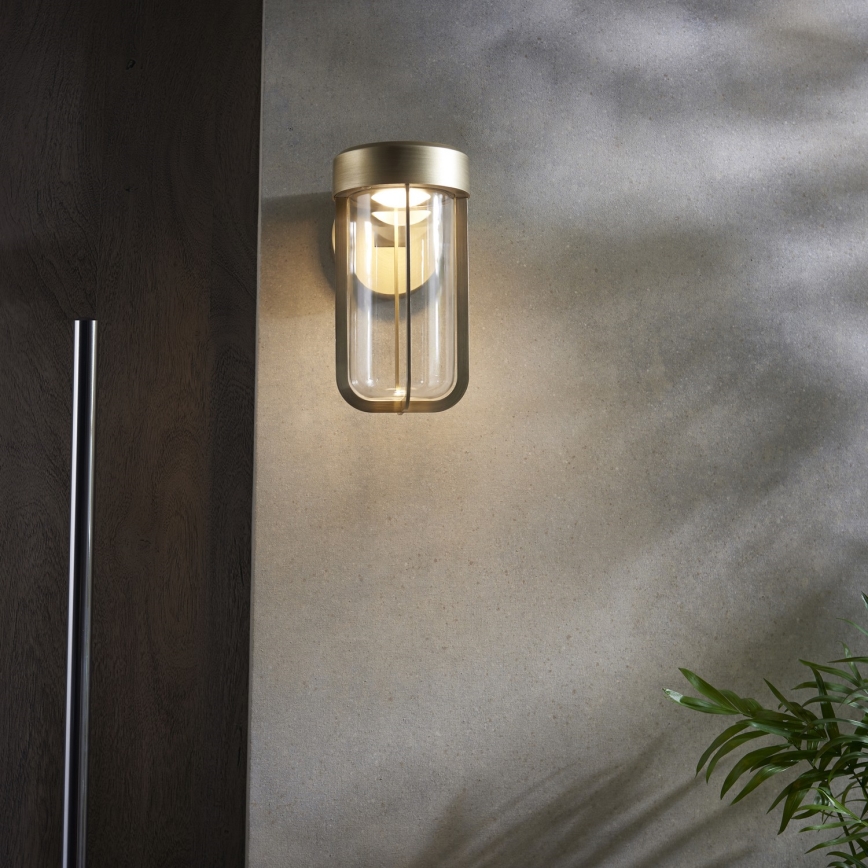 Endon 92856 - Aplique de parede para casa de banho LED/8W/230V IP44 2700K latão