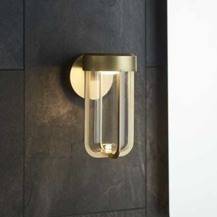 Endon 92856 - Aplique de parede para casa de banho LED/8W/230V IP44 2700K latão