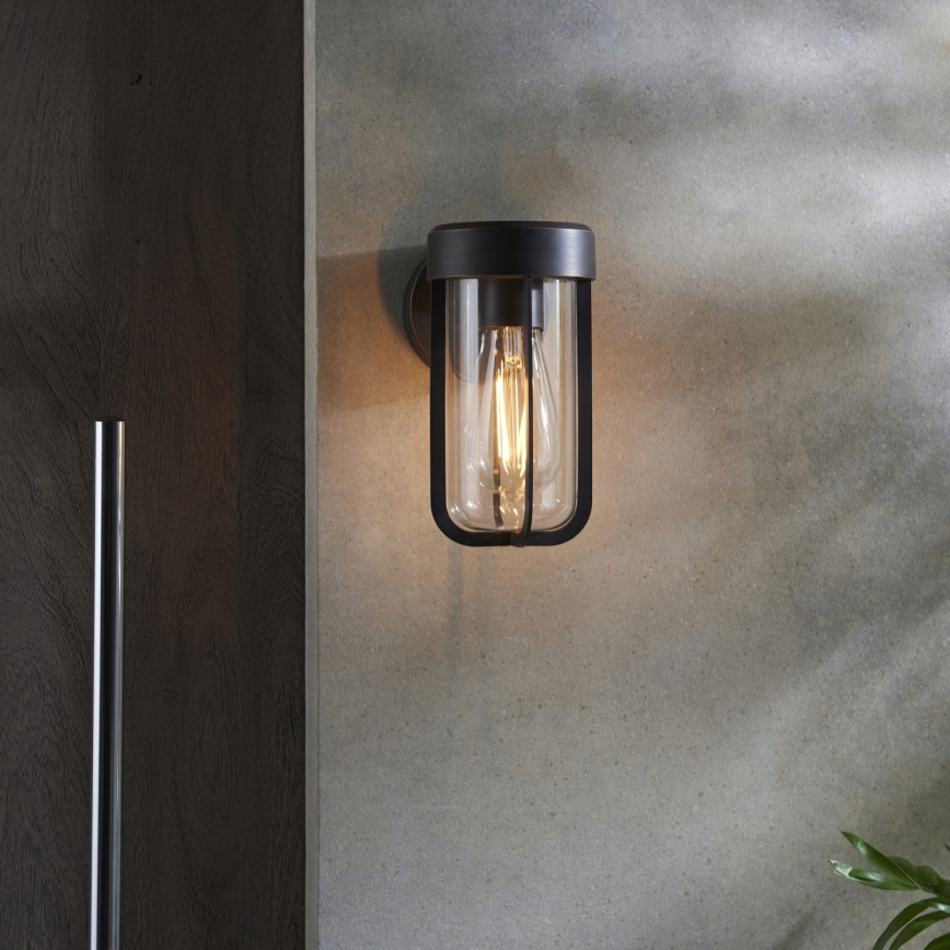Endon 92857 - Candeeiro de parede para casa de banho 1xE27/6W/230V IP44 bronze/preto