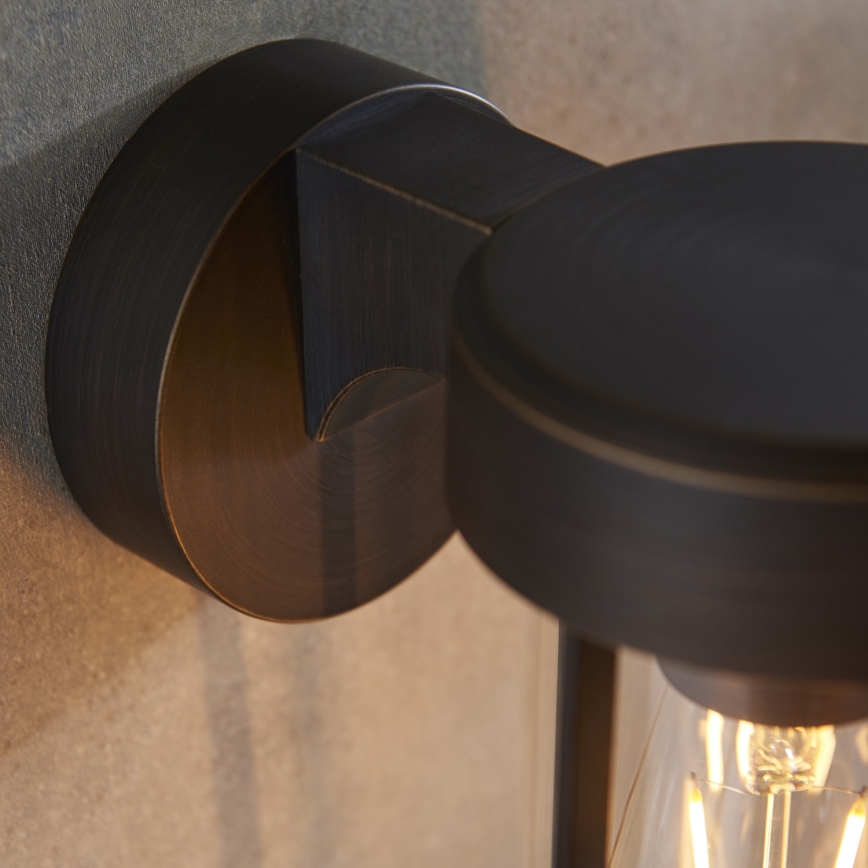 Endon 92857 - Candeeiro de parede para casa de banho 1xE27/6W/230V IP44 bronze/preto
