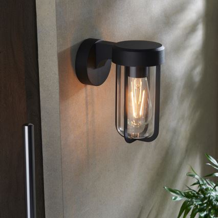 Endon 92859 - Aplique de parede para casa de banho 1xE27/6W/230V IP44 preto