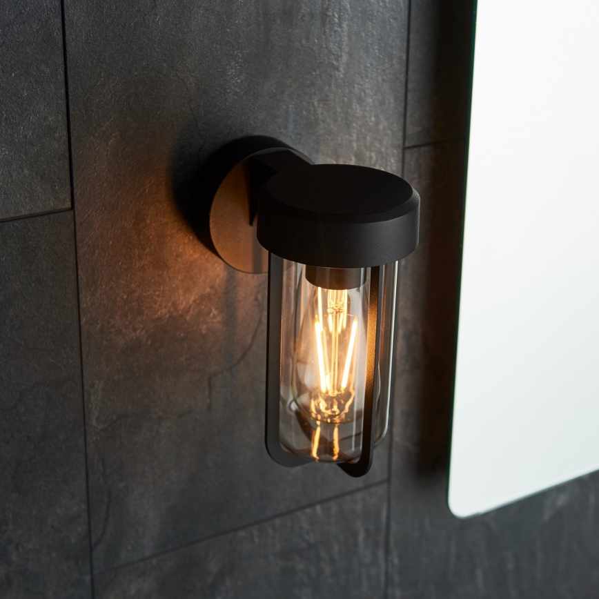 Endon 92859 - Aplique de parede para casa de banho 1xE27/6W/230V IP44 preto