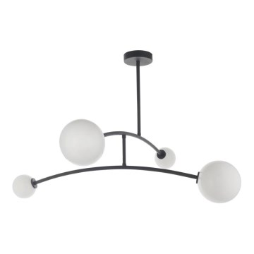 Endon 92940 - Lustre em haste BALANCE 4xG9/3W/230V preto/branco