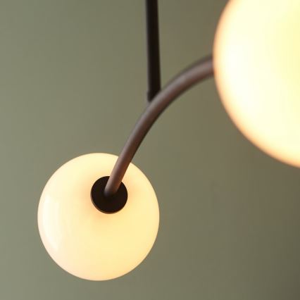 Endon 92940 - Lustre em haste BALANCE 4xG9/3W/230V preto/branco