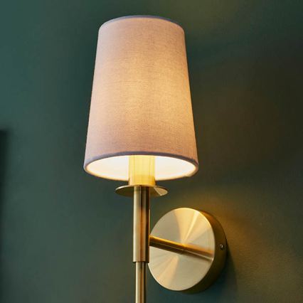 Endon 92955 - Candeeiro de parede 1xE14/6W/230V branco/dourado