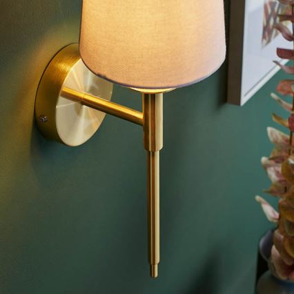 Endon 92955 - Candeeiro de parede 1xE14/6W/230V branco/dourado
