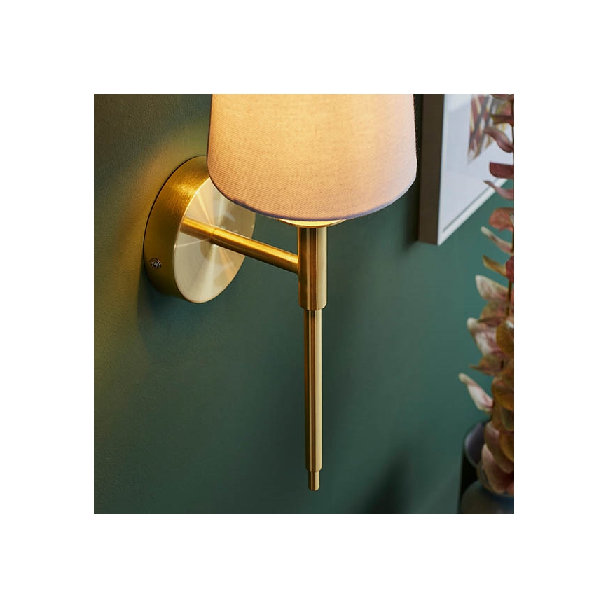 Endon 92955 - Candeeiro de parede 1xE14/6W/230V branco/dourado