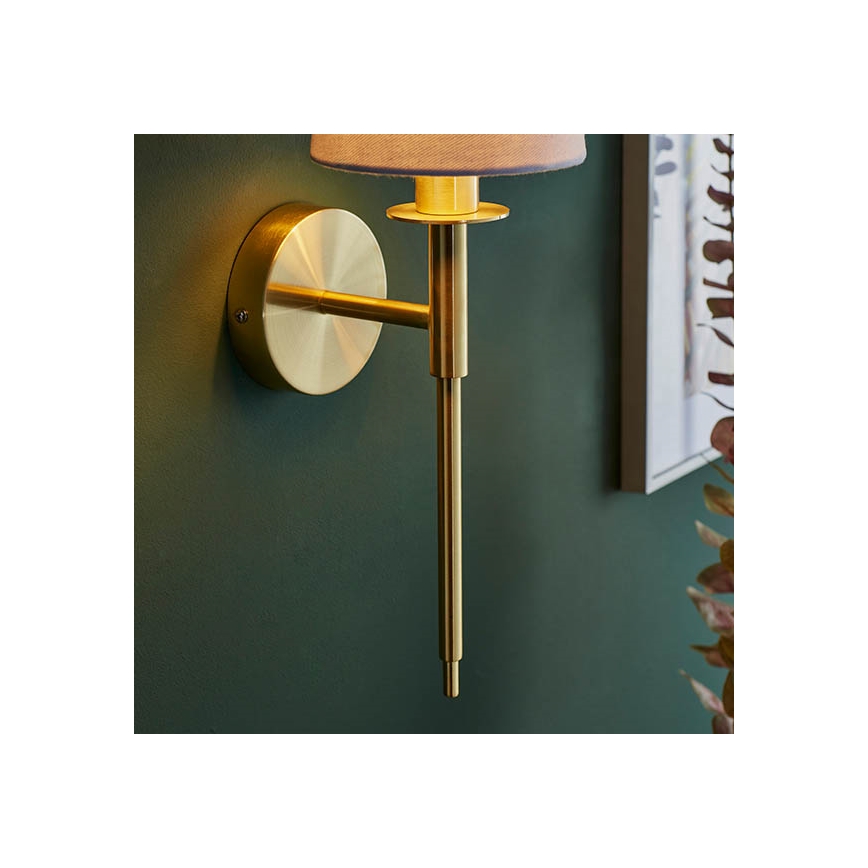 Endon 92955 - Candeeiro de parede 1xE14/6W/230V branco/dourado