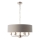 Endon 94373 - Candeeiro suspenso HIGHCLERE 6xE14/40W/230V cinzento/cromado brilhante diâmetro 35 cm