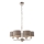 Endon 94381 - Candeeiro suspenso HIGHCLERE 6xE14/28W/230V cinzento/cromado brilhante