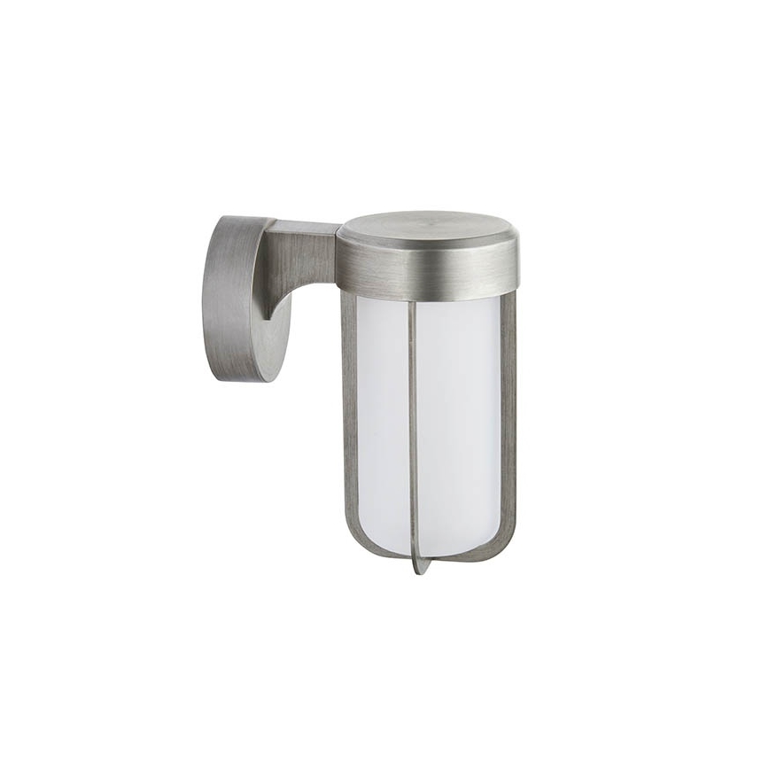 Endon 94990 - Aplique de parede LED para casa de banho, 8W/230V, IP44, 2700K (luz quente), acabamento cromado mate