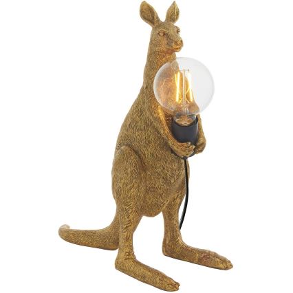 Endon 95075 - Candeeiro de mesa KANGAROO 1xE27/10W/230V dourado