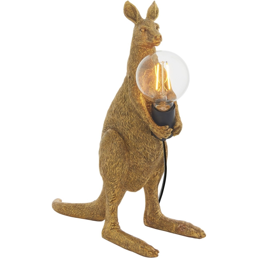 Endon 95075 - Candeeiro de mesa KANGAROO 1xE27/10W/230V dourado