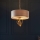 Endon 95212 - Lustre com corrente 3xE27/10W/230V, diâmetro 60 cm, cinzento/latão