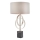 Endon 95217 - Candeeiro de mesa 1xE27/10W/230V cinzento/preto