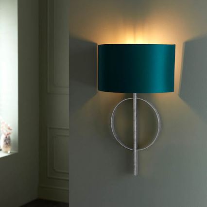 Endon 95222 - Arandela 1xE27/10W/230V azul/cinzento