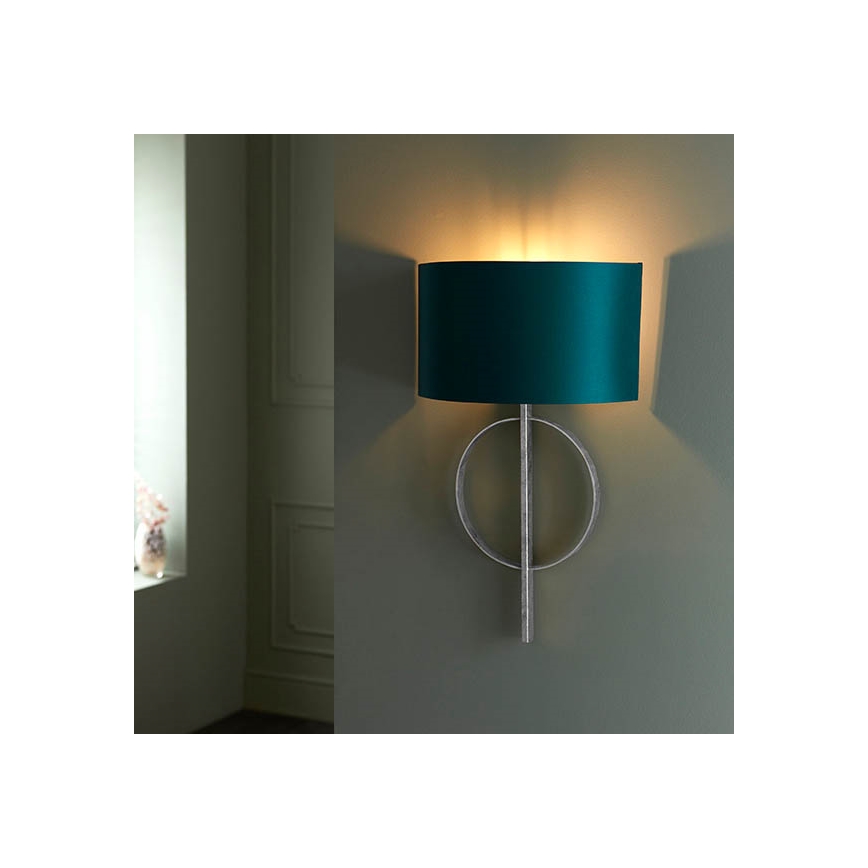 Endon 95222 - Arandela 1xE27/10W/230V azul/cinzento
