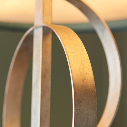 Endon 95223 - Lustre suspenso com corrente 5xE27/10W/230V diâmetro 70 cm azul/cinza