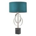 Endon 95225 - Candeeiro de mesa 1xE27/10W/230V azul/cinzento/preto