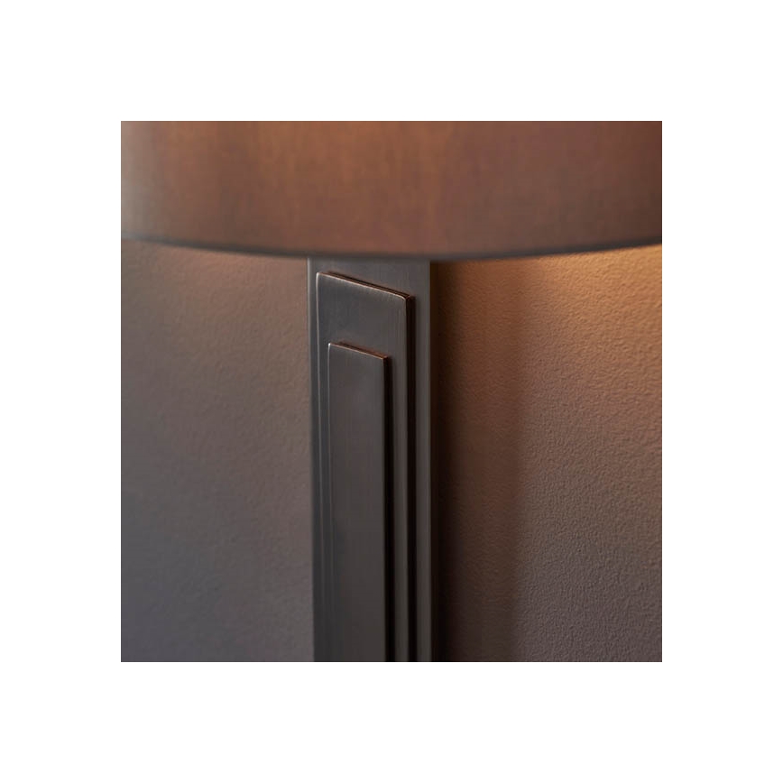 Endon 95271 - Iluminação de parede CARLTON 1xE27/10W/230V bronze