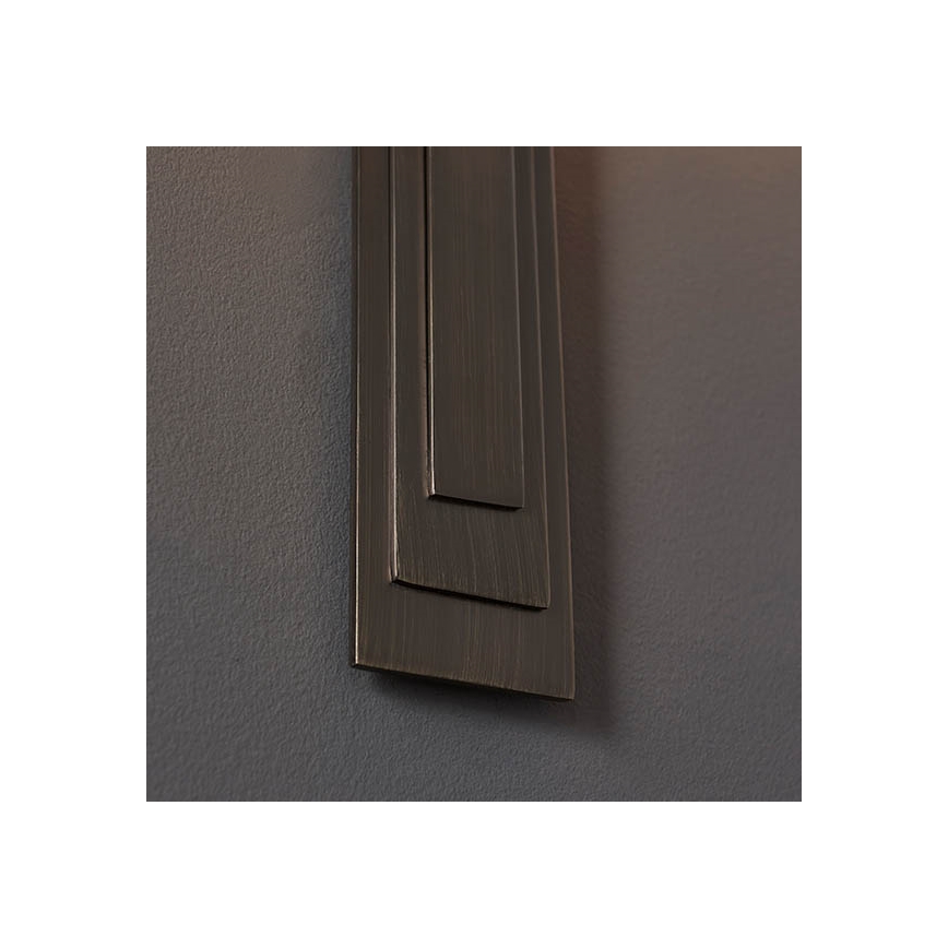 Endon 95271 - Iluminação de parede CARLTON 1xE27/10W/230V bronze