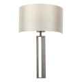 Endon 95449 - Aplique de parede 1xE27/10W/230V bege/cromado mate