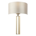 Endon 95452 - Arandela 1xE27/10W/230V bege/dourada