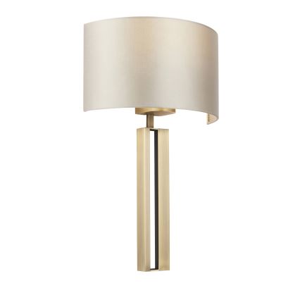 Endon 95452 - Arandela 1xE27/10W/230V bege/dourada