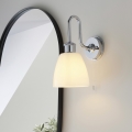 Endon 95506 - Aplique de parede para casa de banho PIPER 1xE27/10W/230V IP44 cromo brilhante/branco