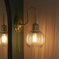 Endon 95507 - Iluminação de parede para casa de banho KENDALL 1xE27/10W/230V IP44 latão