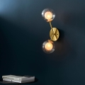 Endon 96691 - Aplique de parede NORTHWEST 2xG9/3W/230V dourado