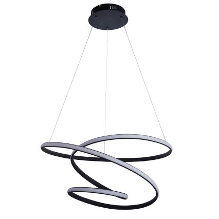 Endon 97632 - Lustre LED suspenso por cabo DUNE LED/47,5W/230V 3000K preto