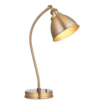 Endon 98747 - Candeeiro de mesa FRANKLIN 1xE14/7W/230V latão