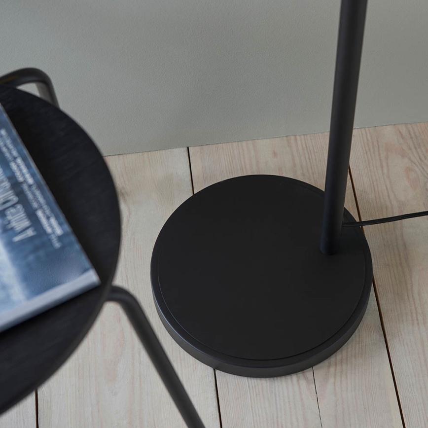 Endon 98753 - Candeeiro de pé FRANKLIN 1xE27/10W/230V cromo mate/antracite