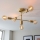 Endon 98786 - Lustre em haste SOHAN 5xE27/10W/230V latão